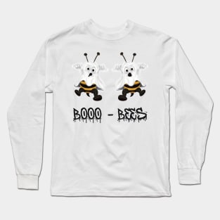 Booo Bees - Halloween Cute Ghost Bees Long Sleeve T-Shirt